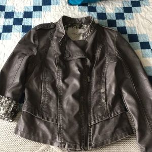 Faux Leather Jacket